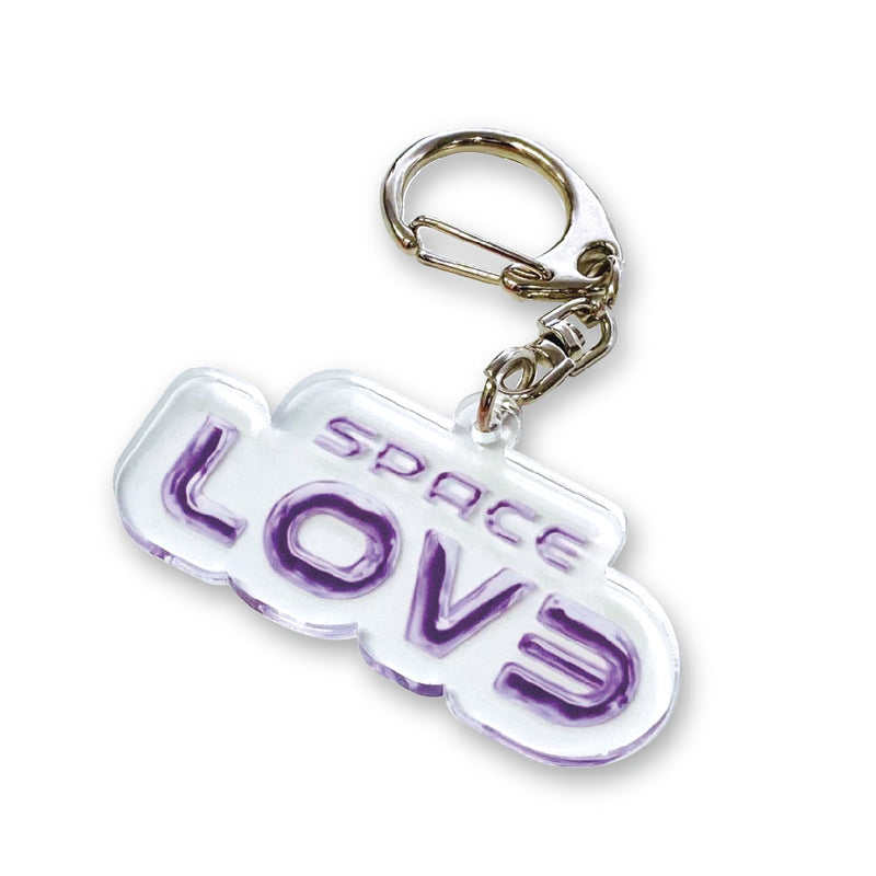 SPACE LOV3 LOGO KEY RING
