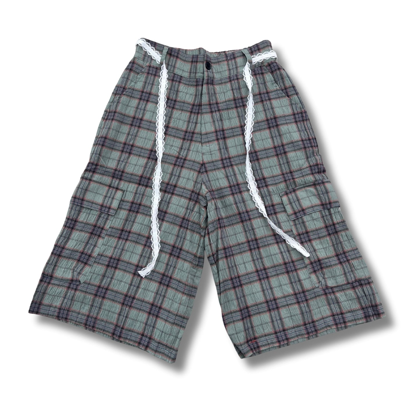 LB03 x SPACELOV3 CHECK HALF PANTS