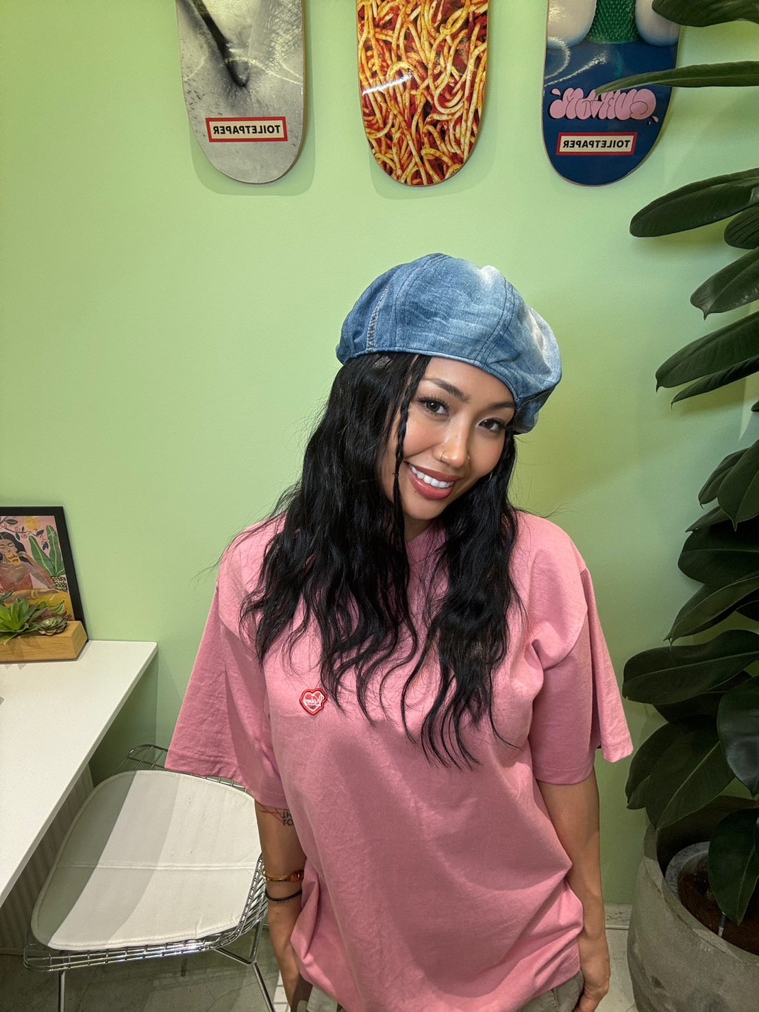 LOV3 DENIM BERET