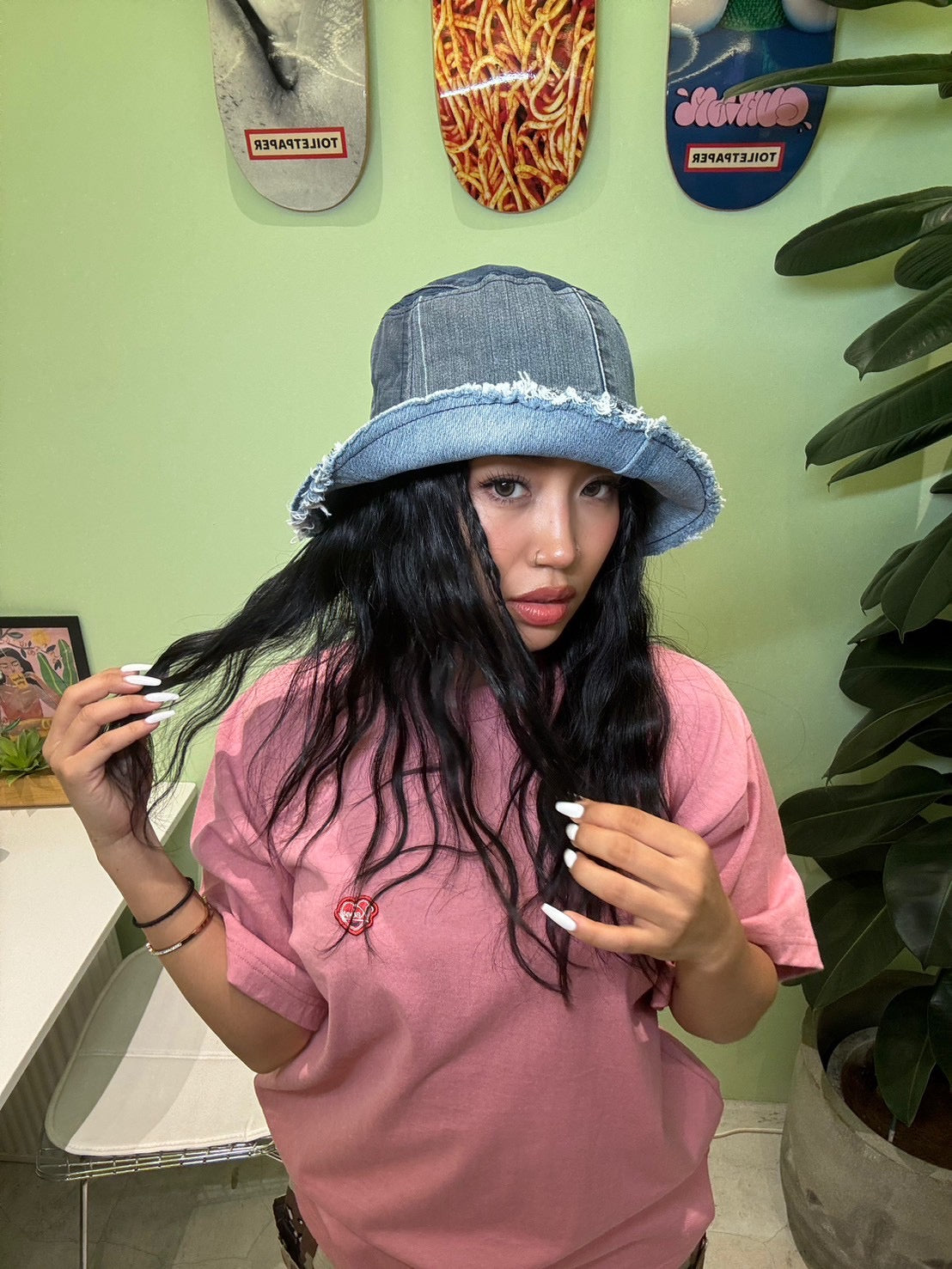 DENIM BUCKET HAT