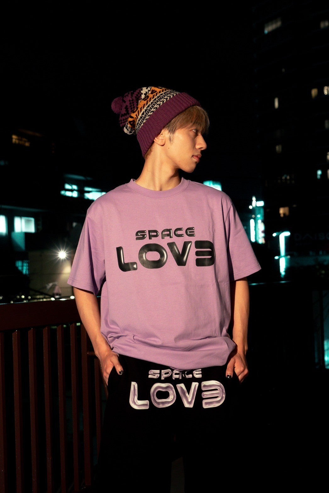 SPACE LOV3 LOGO T-シャツ
