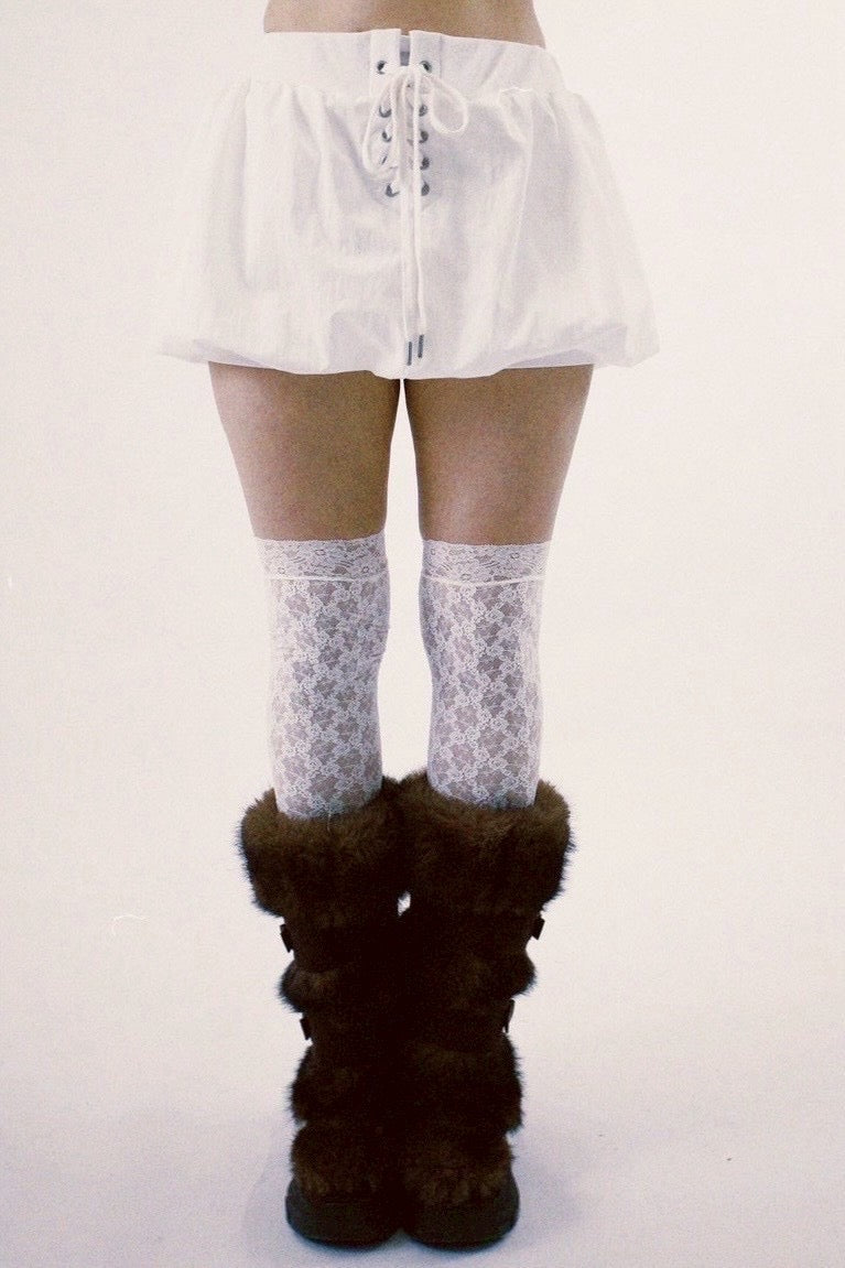 LB03 x SPACELOV3 BALLOON MINI SKIRT