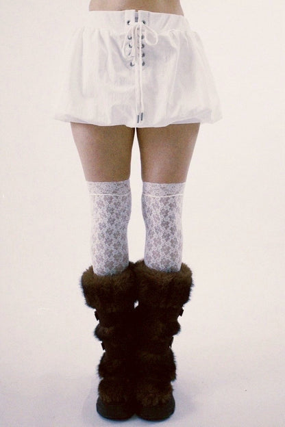 LB03 x SPACELOV3 BALLOON MINI SKIRT