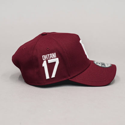 【先行予約】LOS ANGELES DODGERS CO S.OHTANI 9FORTY AFRAME BURGUNDY