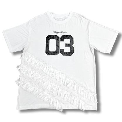 LB03 x SPACELOV3 LACE T-SHIRT