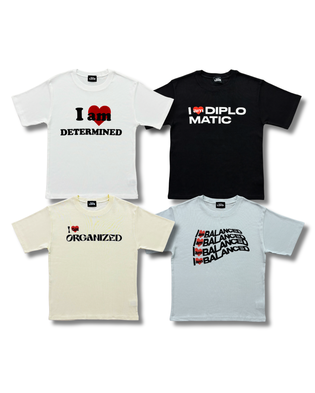 4 Different PersonaliTees  "I am BALANCED"