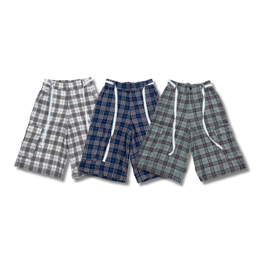 LB03 x SPACELOV3 CHECK HALF PANTS