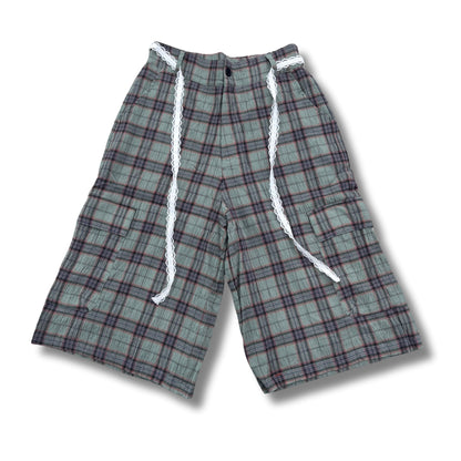 LB03 x SPACELOV3 CHECK HALF PANTS