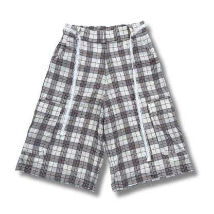 LB03 x SPACELOV3 CHECK HALF PANTS