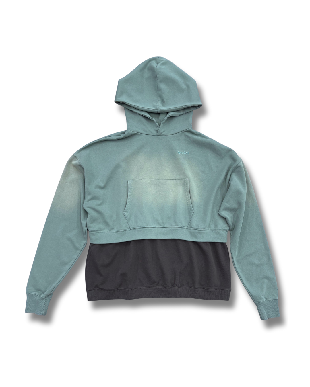 WASHED LAYERED HOODIE
