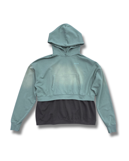 WASHED LAYERED HOODIE