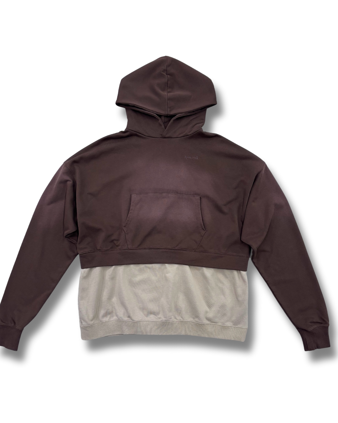 WASHED LAYERED HOODIE