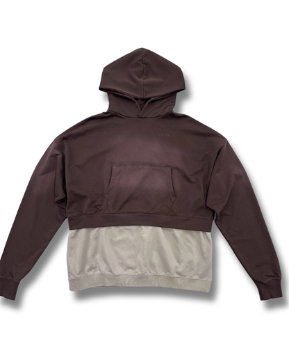 WASHED LAYERED HOODIE