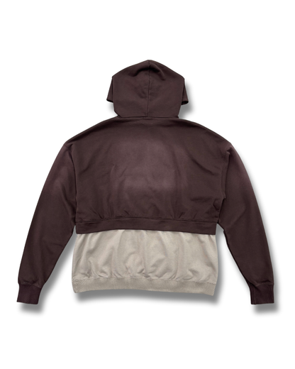 WASHED LAYERED HOODIE