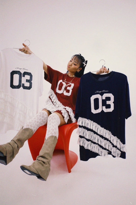 LB03 x SPACELOV3 LACE T-SHIRT