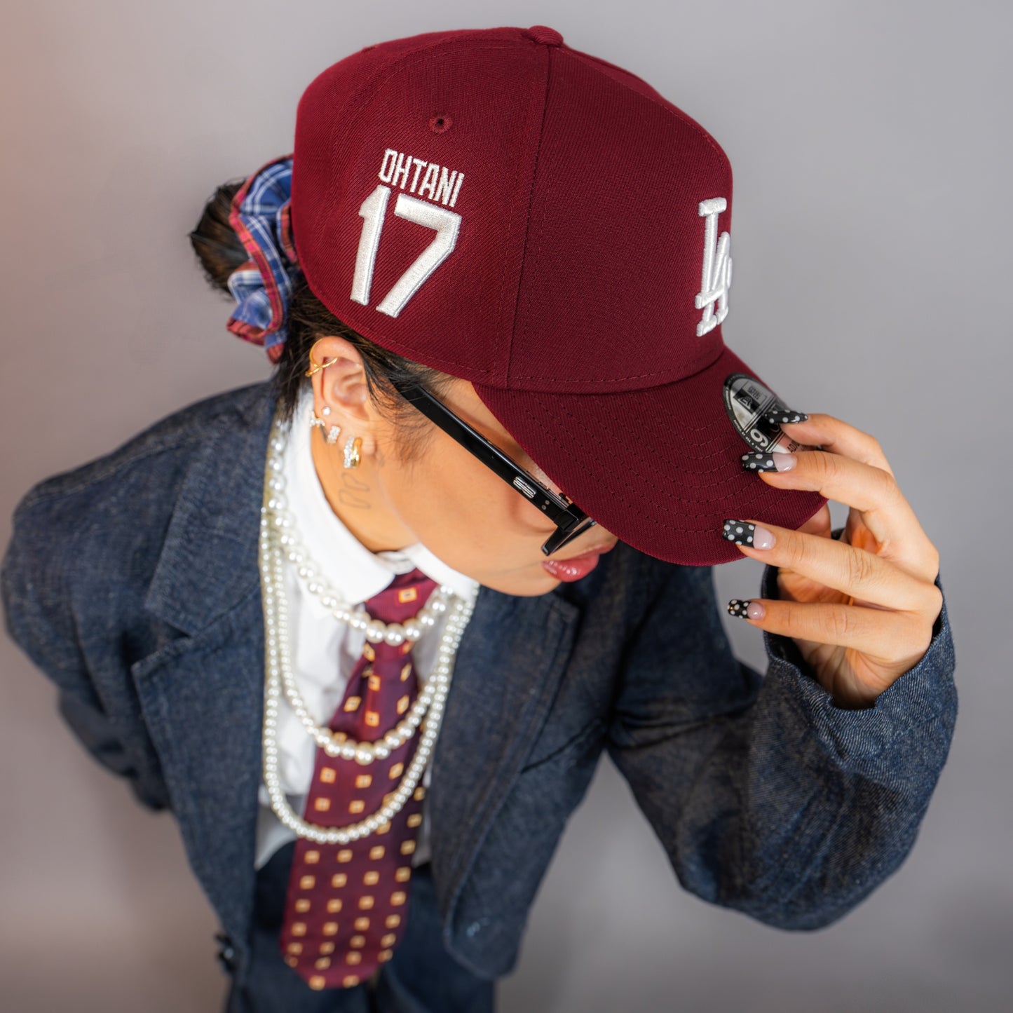 【先行予約】LOS ANGELES DODGERS CO S.OHTANI 9FORTY AFRAME BURGUNDY