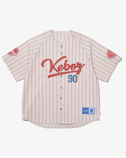 SPACE LOV3 x KEBOZ Baseball Jerjey RIE HATA