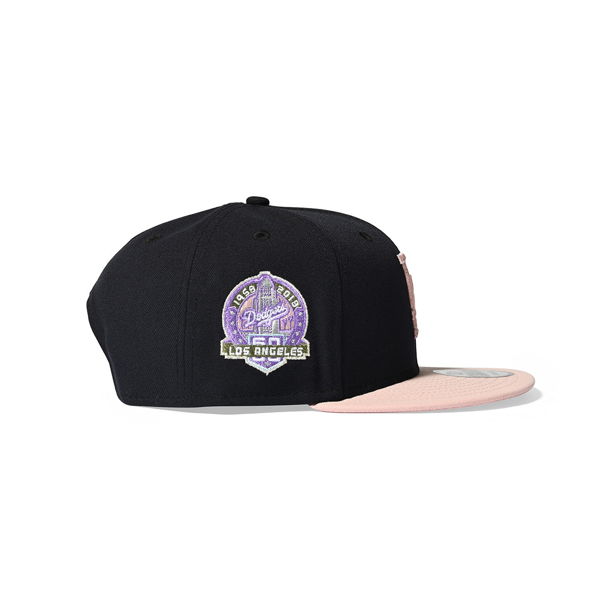 LOS ANGELES DODGERS CO 60TH ANV 9FIFTY NAVY/PINK