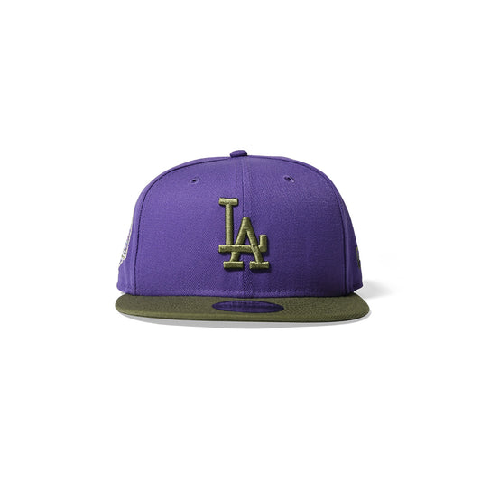 LOS ANGELES DODGERS CO 60TH ANV 9FIFTY PURPLE/OLIVE