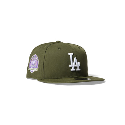 LOS ANGELES DODGERS CO 60TH ANV 9FIFTY OLIVE