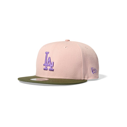 LOS ANGELES DODGERS CO 60TH ANV 9FIFTY PINK/OLIVE