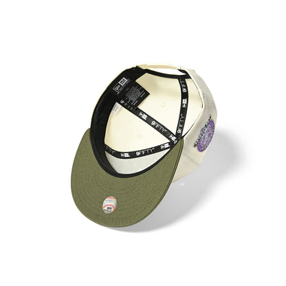 LOS ANGELES DODGERS CO 60TH ANV 9FIFTY CHROME/OLIVE