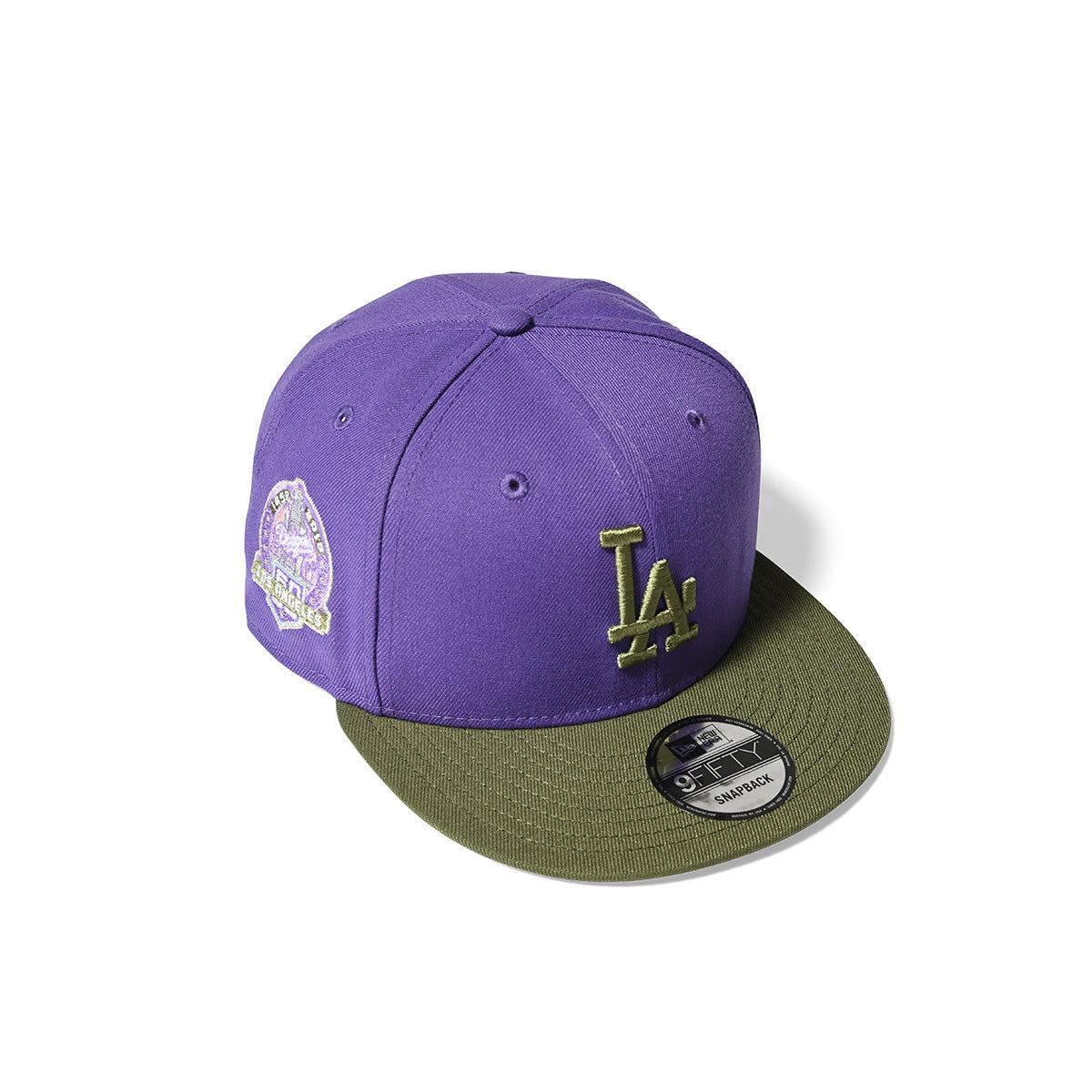 LOS ANGELES DODGERS CO 60TH ANV 9FIFTY PURPLE/OLIVE