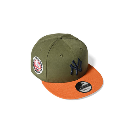 NEW YORK YANKEES CO 1949 WS 9FIFTY OLIVE/ORANGE