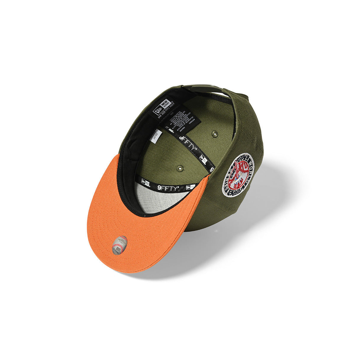 NEW YORK YANKEES CO 1949 WS 9FIFTY OLIVE/ORANGE