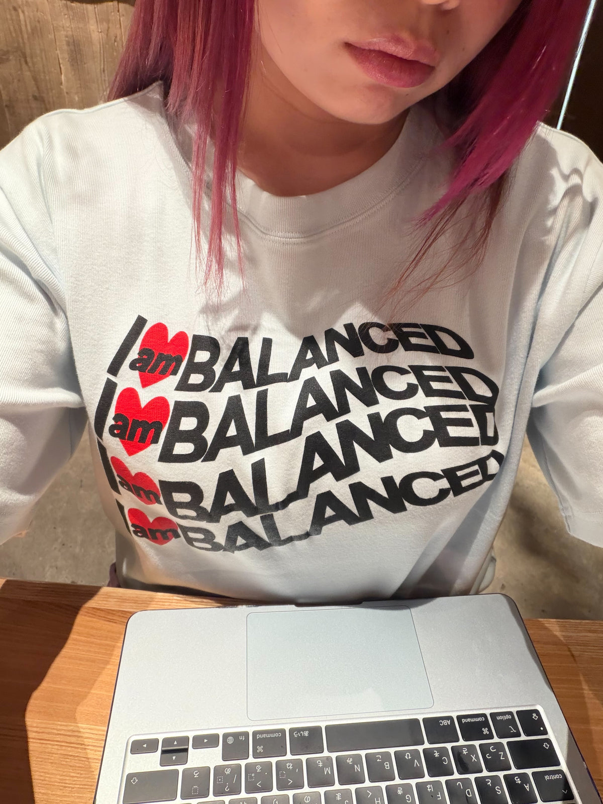 4 Different PersonaliTees  "I am BALANCED"